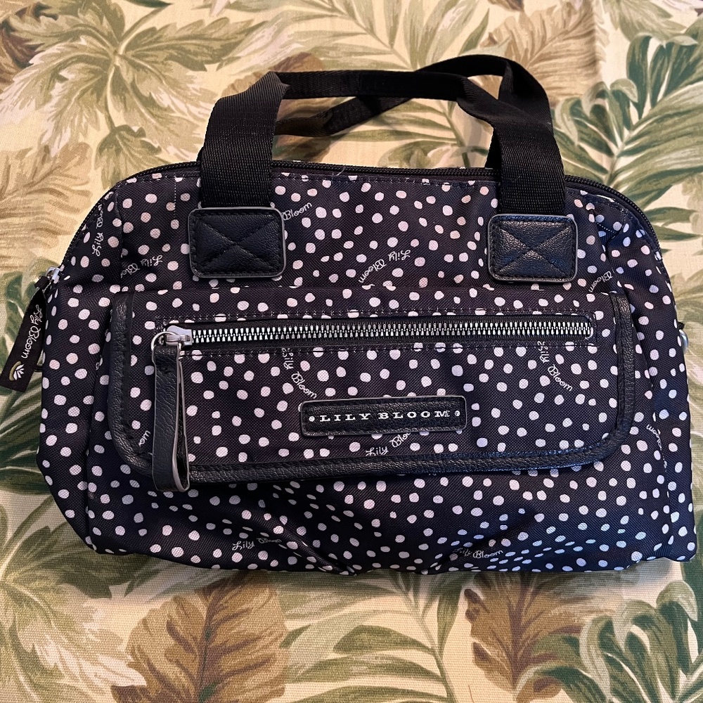 Lily Bloom Polka Dot Bag Purse